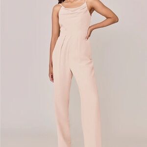 Hayley Paige Pink maxi jumpsuit